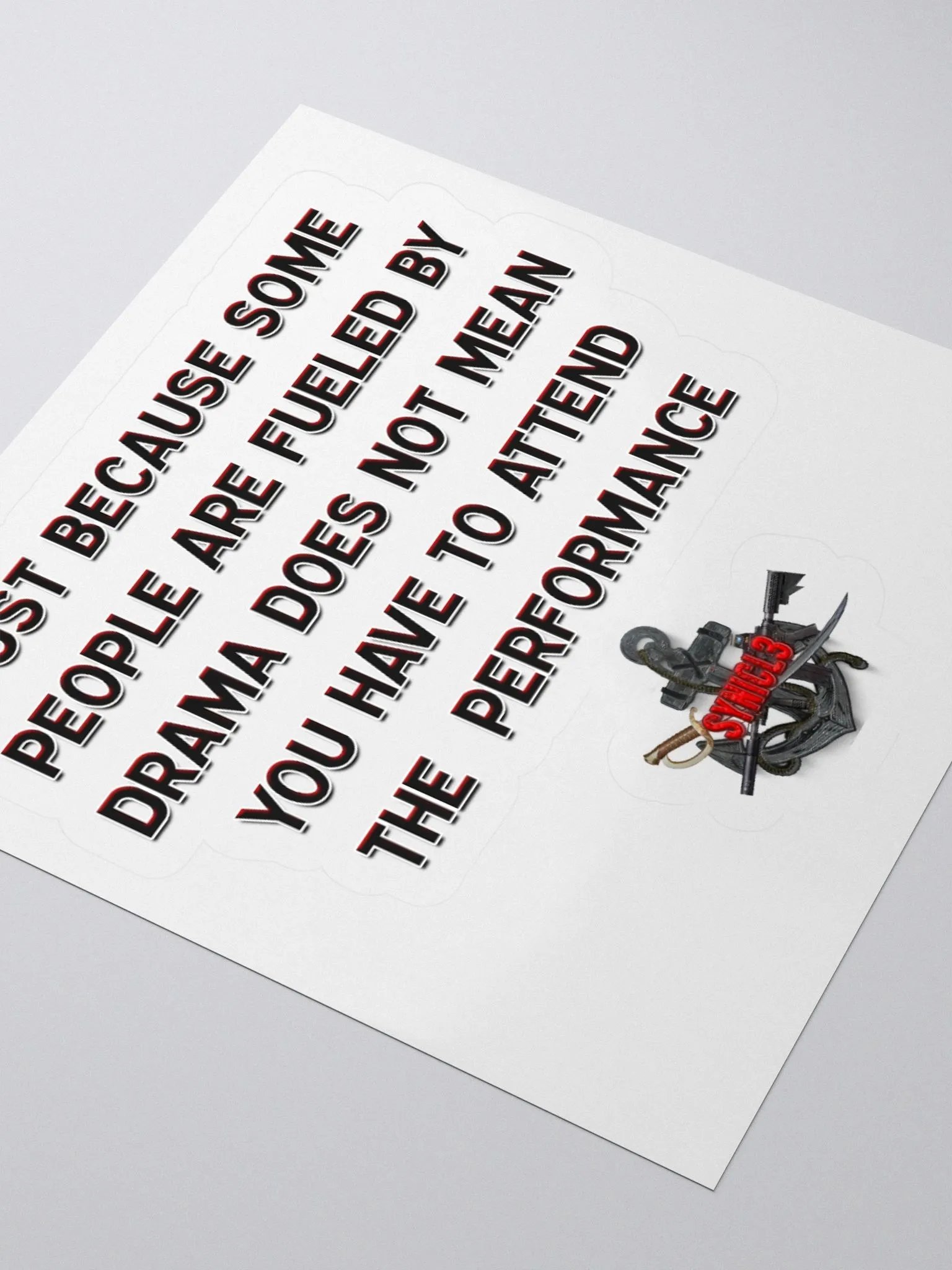 Positivity Drama - Sticker product image (7)