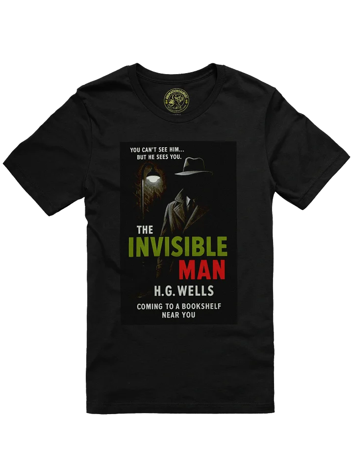 "The Invisible Man" 1950's Faux Retro Film Poster H.G. Wells Concert Tee Fit Unisex T-Shirt product image (1)
