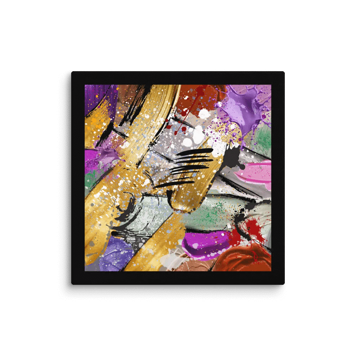 Painted Cobblestone Abstract Canvas Collection product image (1)