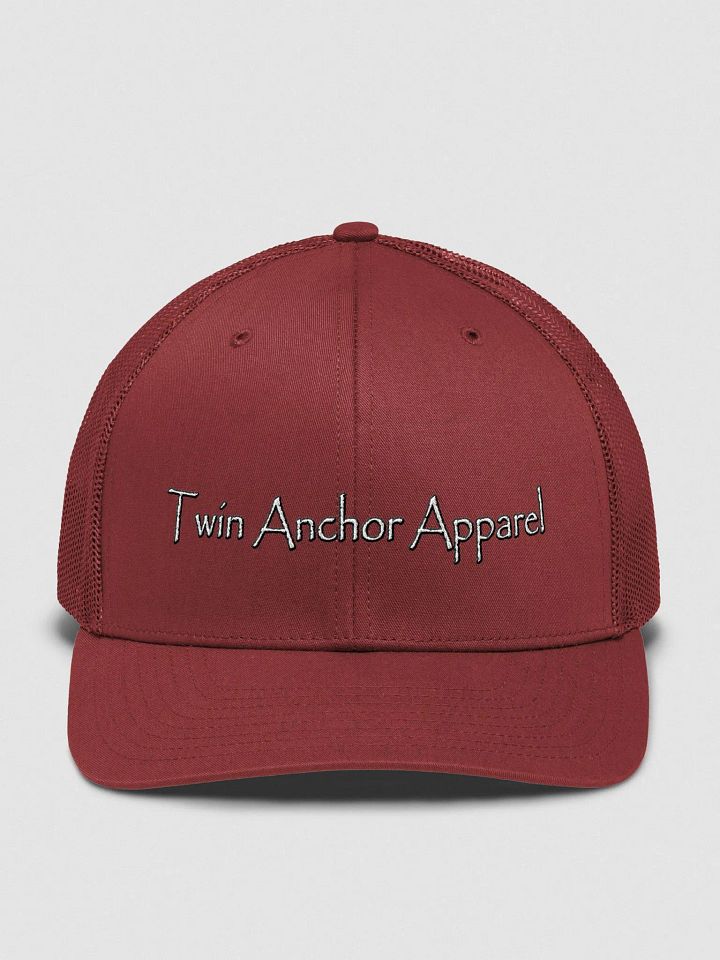 White Twin Anchor Apparel Richardson Trucker Hat product image (1)