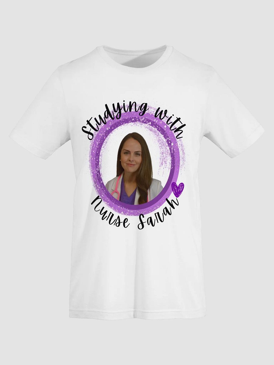 Study with Nurse Sarah – Unisex Supersoft Nursing Student T-Shirt product image (5)
