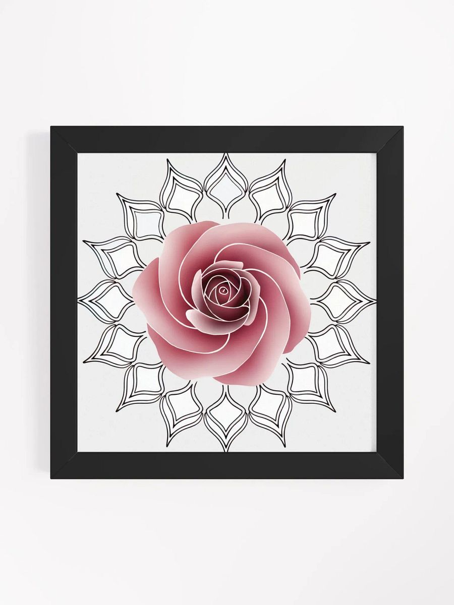 Rose Mandala Art - Mandala Rose Drawing product image (9)