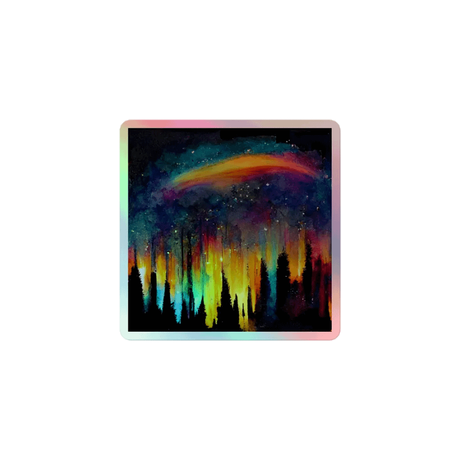 Holographic 3D Sticker Delight product image (1)