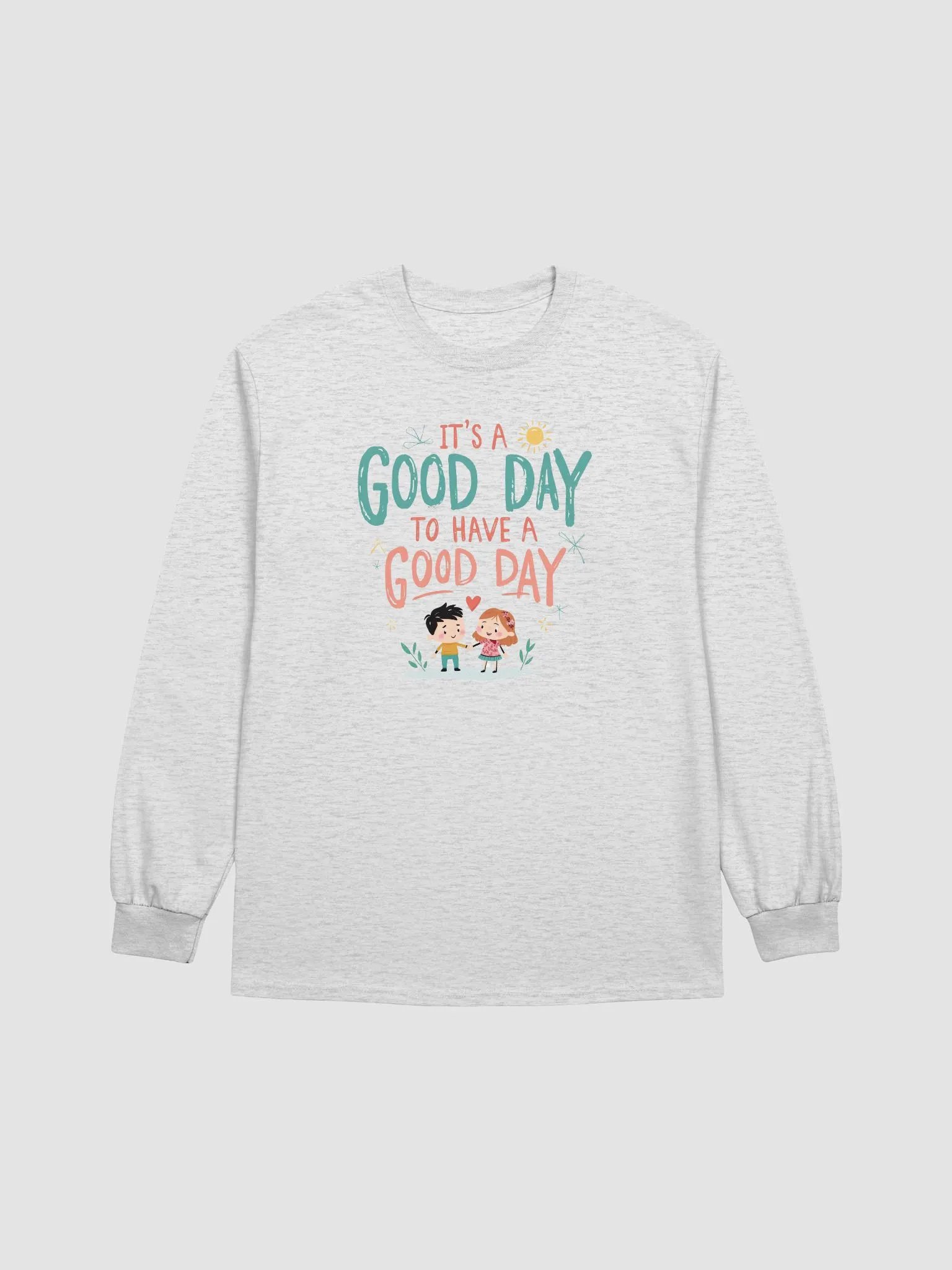 Good Day Illustration Long Sleeve Tee product image (7)