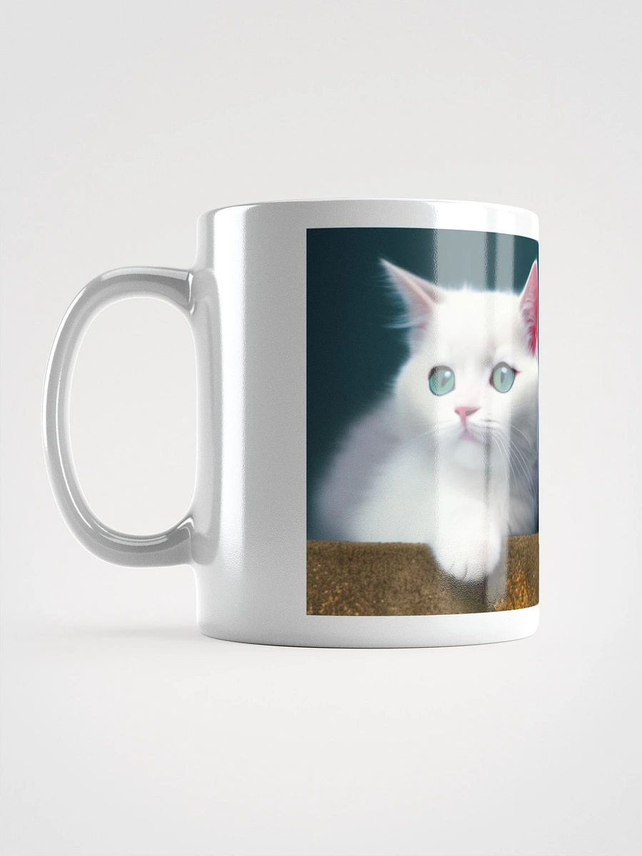AI-Generated Cats White Glossy Mug product image (12)