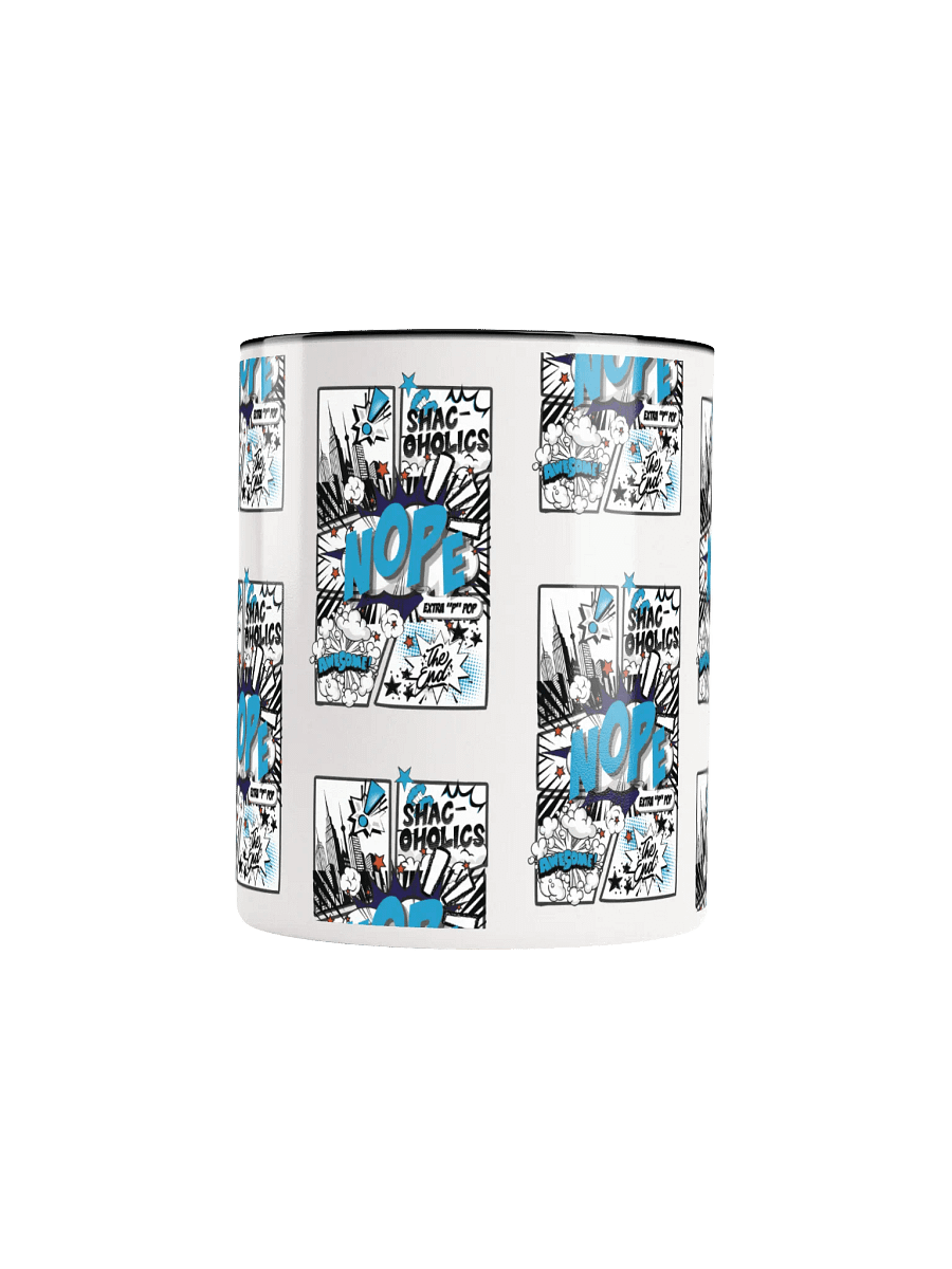 Shac-oholics Comic Blast Mug - Blue 