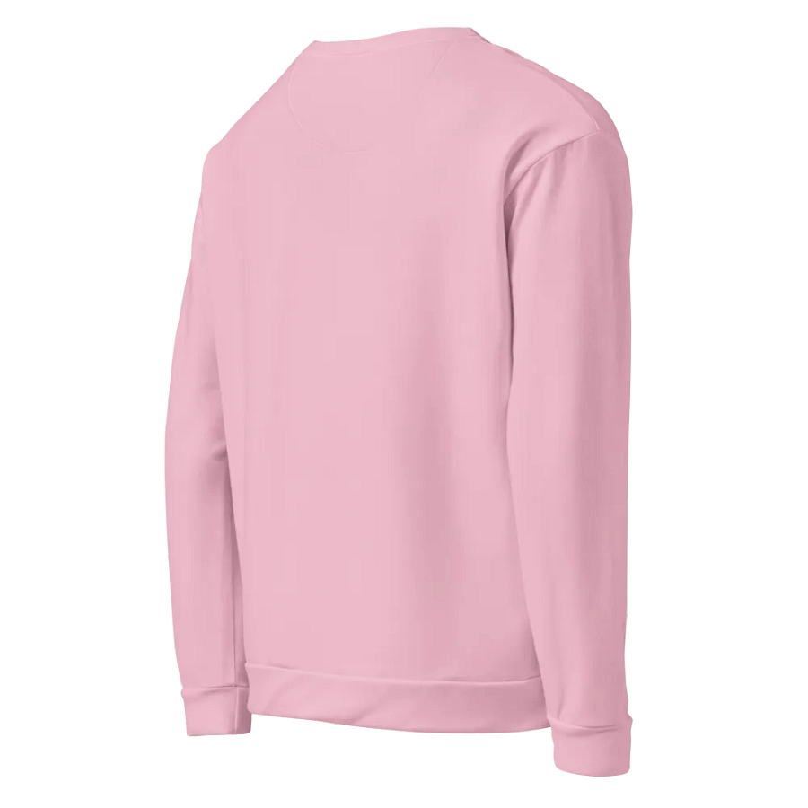Plain Light Pink Soft Summer Unisex Recycled Polyester Heavyweight Premium Sweatshirt by Treasure Pie product image (9)