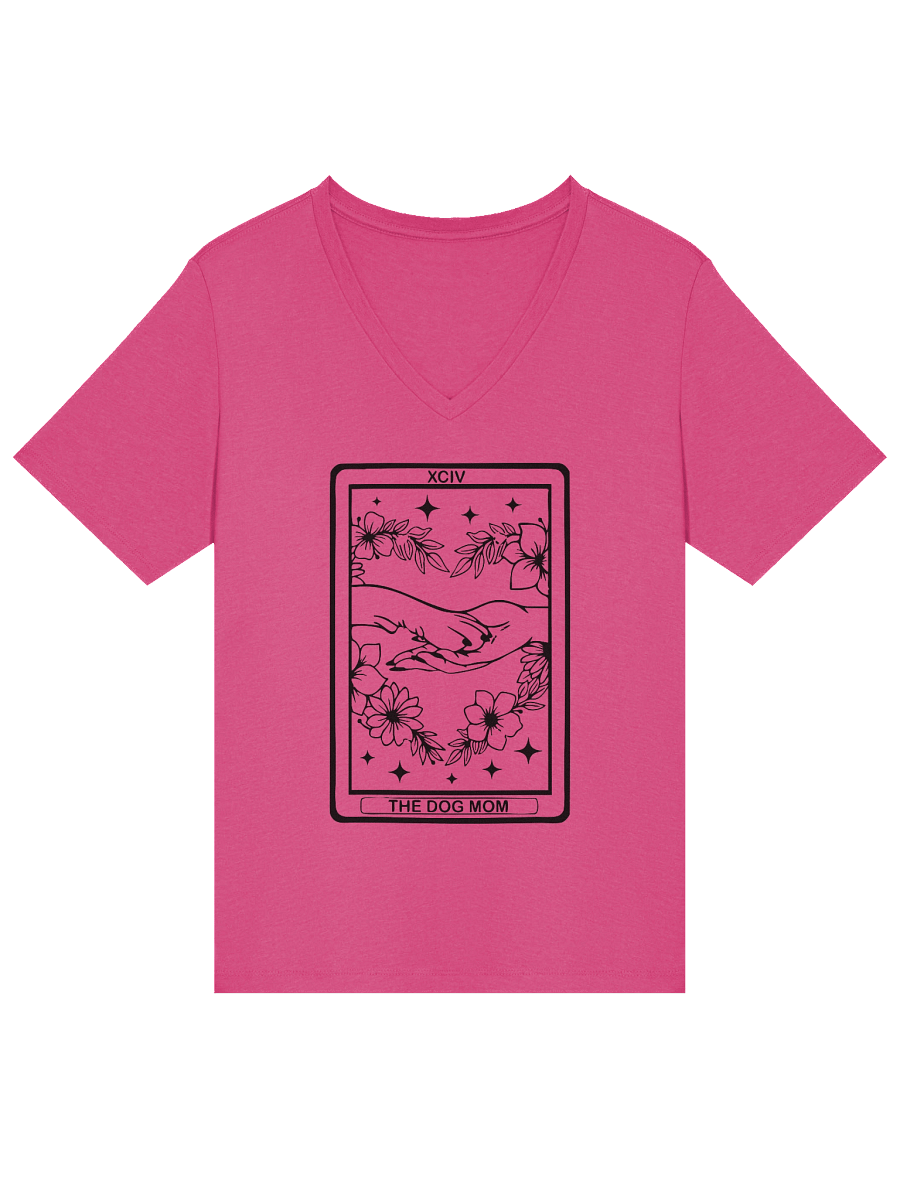 🌙 “V-Neck Dog Mom Tarot Tee” product image (2)