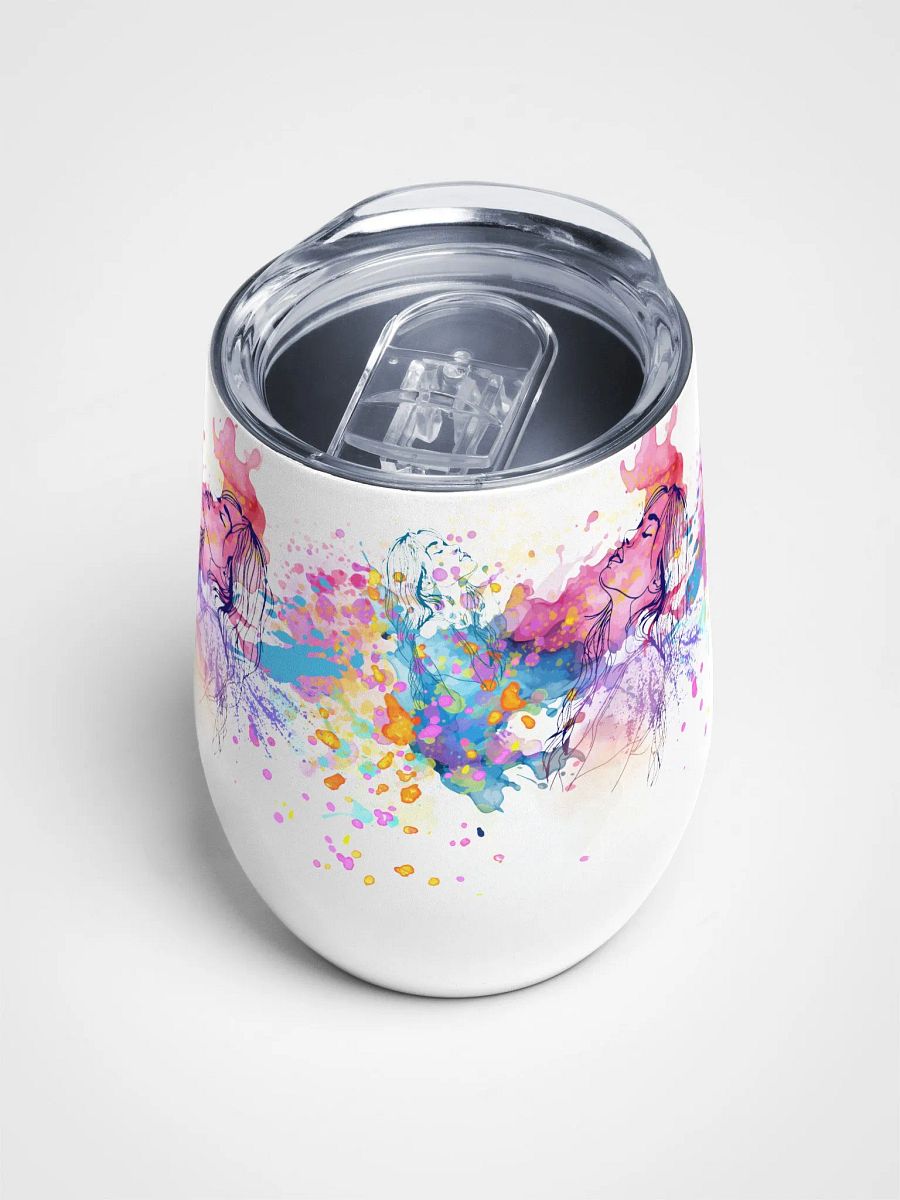 watercolor faces design wine cooler for the feminine ladies product image (4)