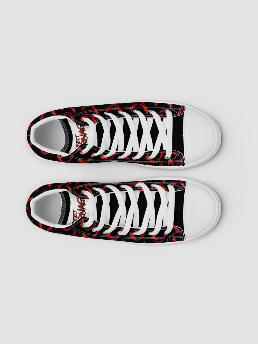 [projectcarnagex] Women's High Top Canvas Shoes Allcolor 2003 ( Black ) product image (8)