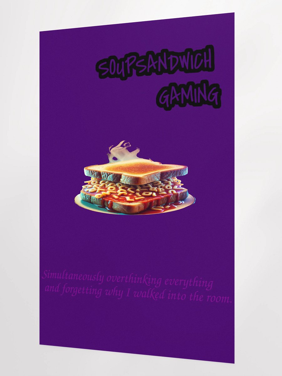 Overthinking SoupSandwich Poster product image (2)