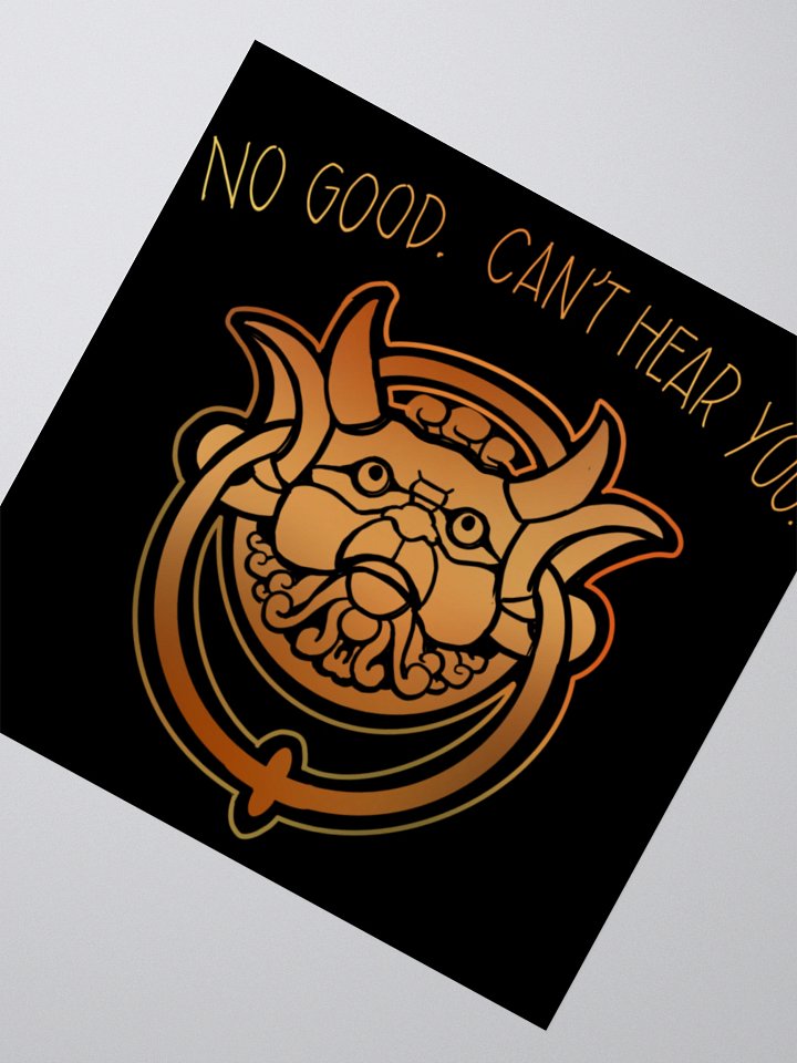 Cant Hear You Sticker product image (2)