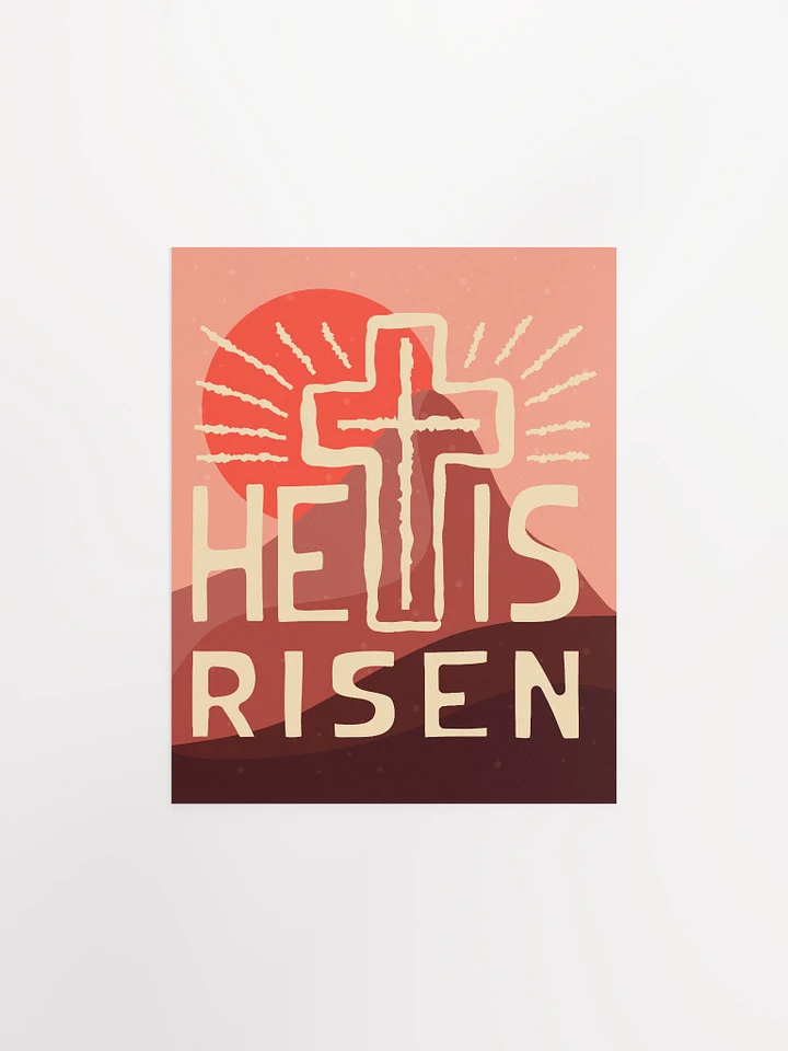 He Is Risen Mountain Landscape Art Print product image (2)