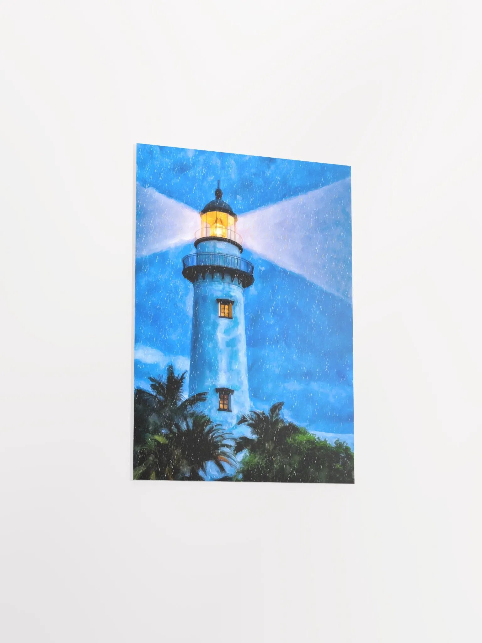 St Simons Island Lighthouse At Night – Georgia Studio Art Print product image (3)