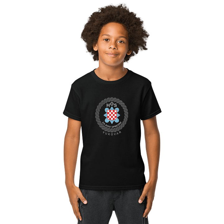 HOS Vukovar Checkered Shield Youth Sports Tee product image (1)