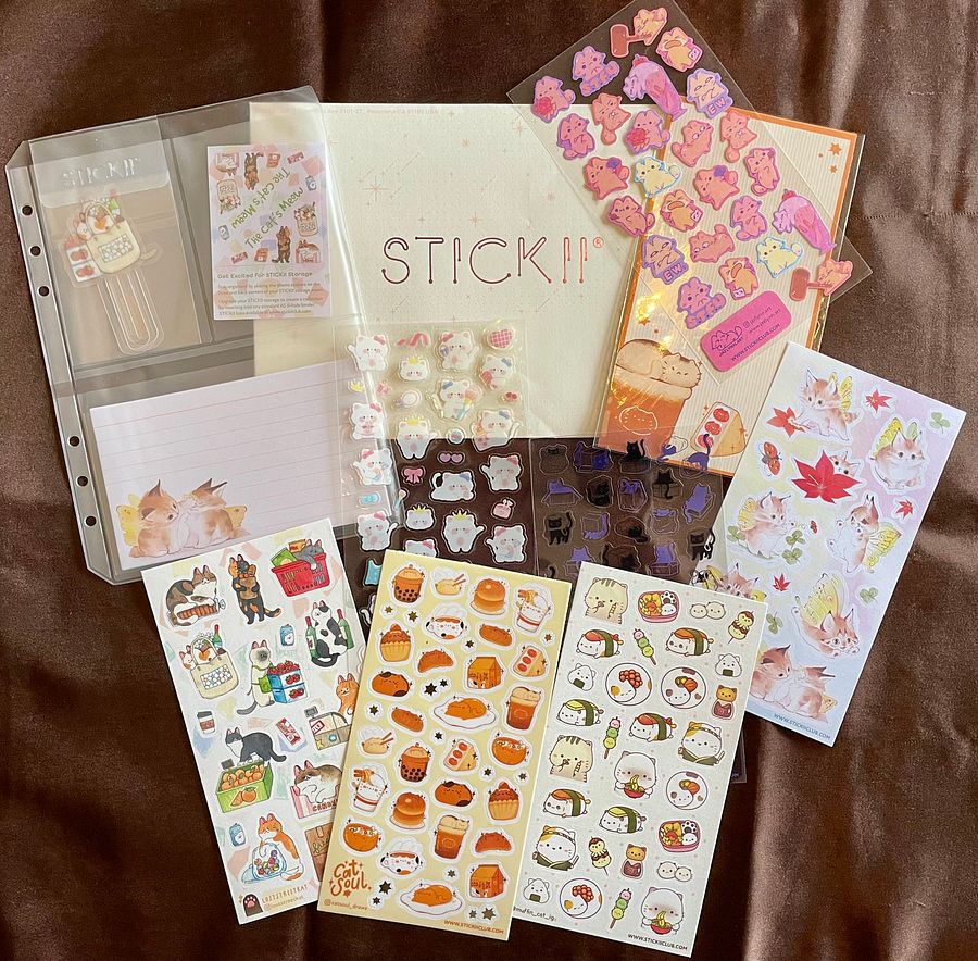 “The Cat’s Meow” Sticker Pack product image (1)