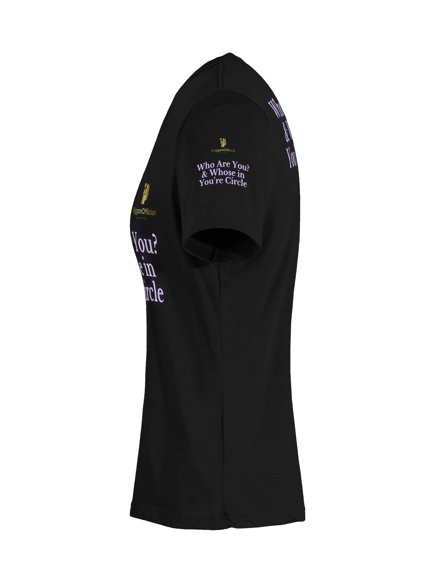 The WigganOfficial “Who Are You? & Who’s In You're Circle?” V-Neck T-Shirt product image (10)