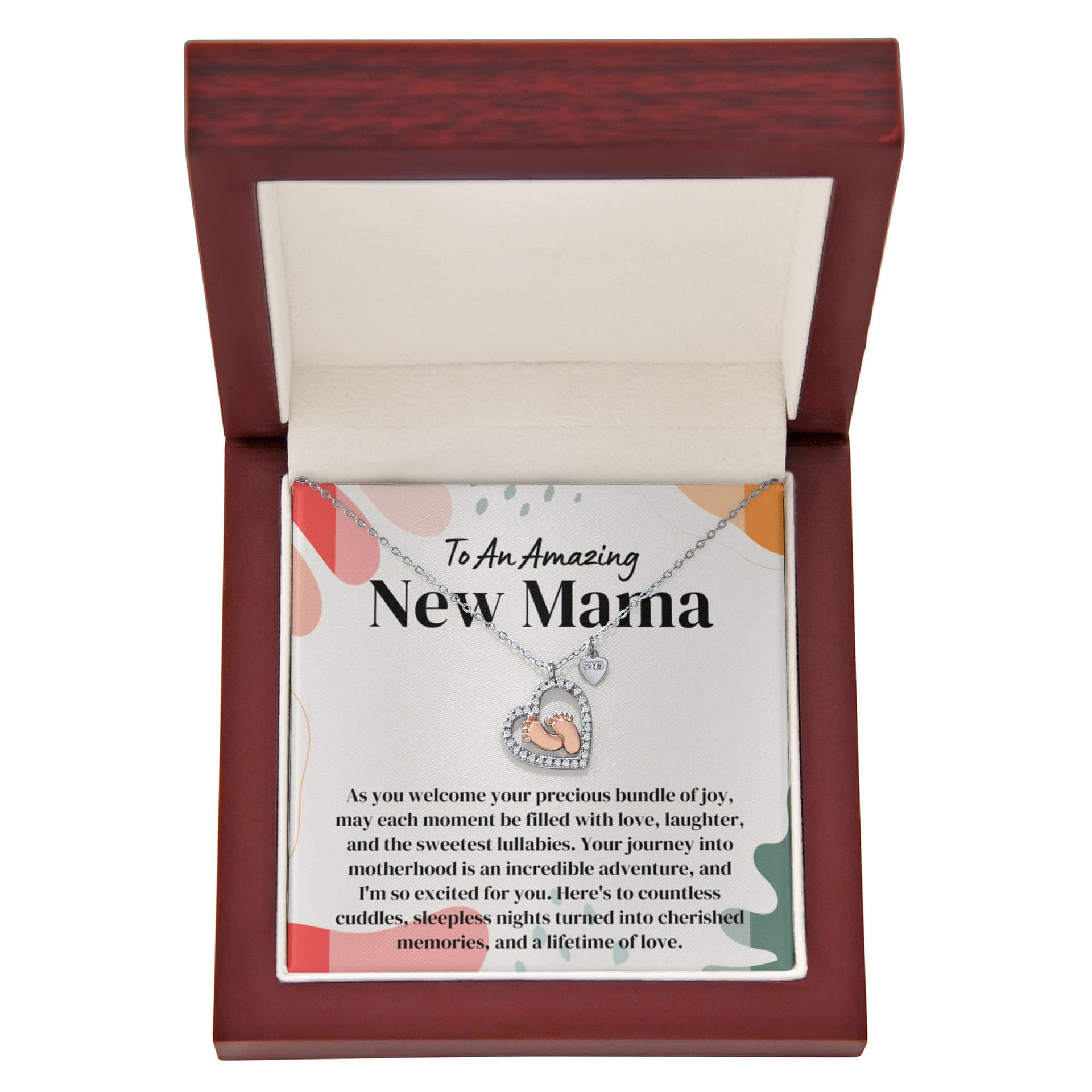 New Mama Baby Feet Necklace - Lifetime Of Love product image (6)