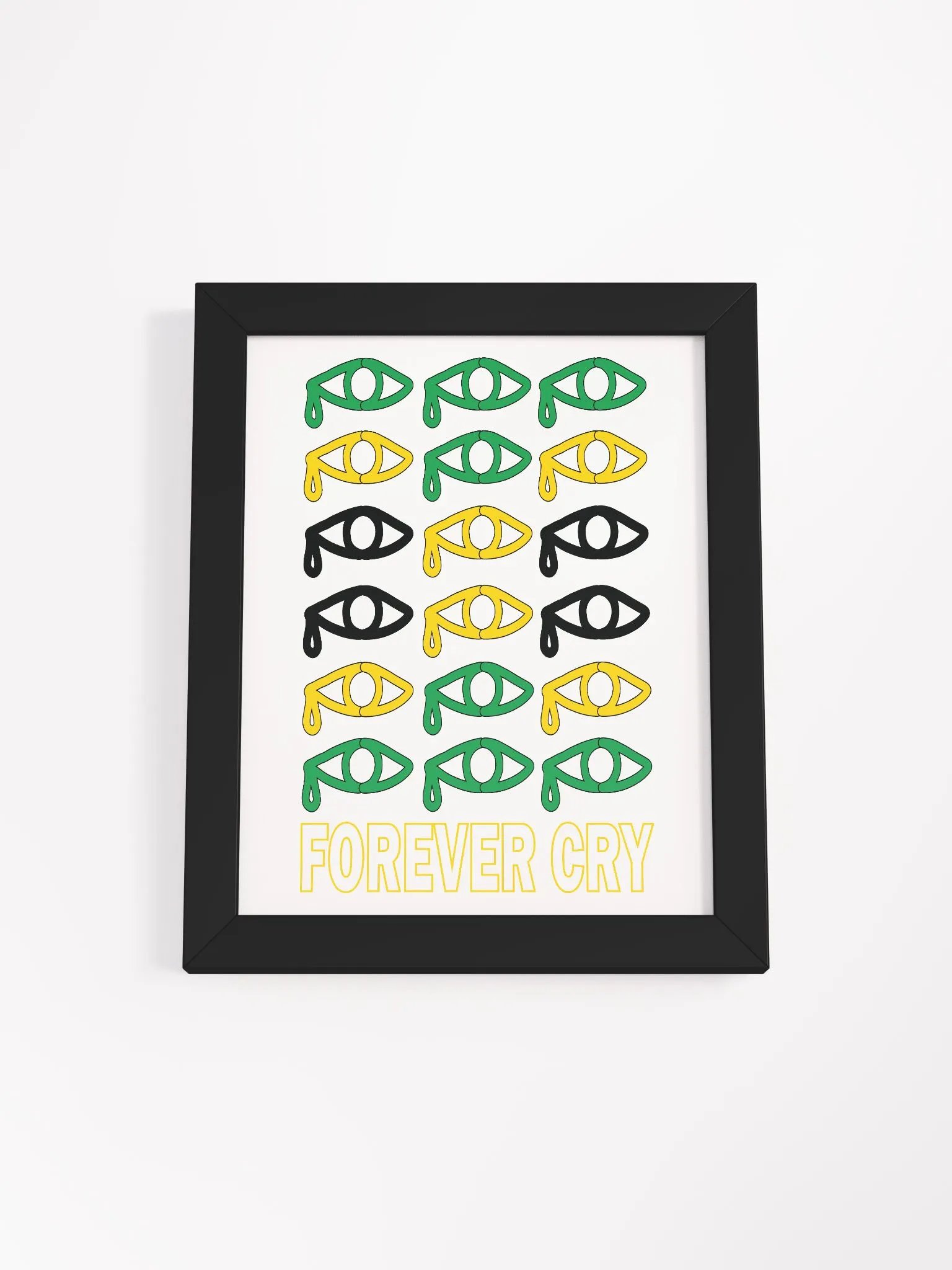 Jamaica - Forever Cry - Framed High-Quality Matte Poster product image (2)