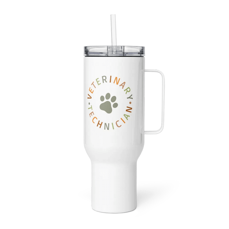 "Veterinarian technician" Travel Mug with a Handle product image (19)