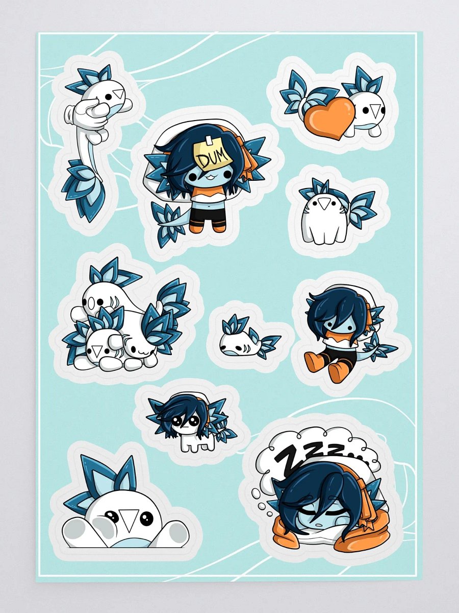 Fish & Guppy Sticker Sheet product image (1)