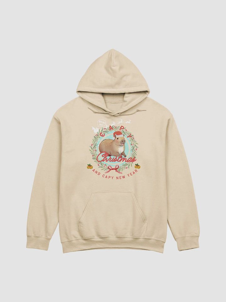 Cappy Christmas Capybara Hoodie product image (100)