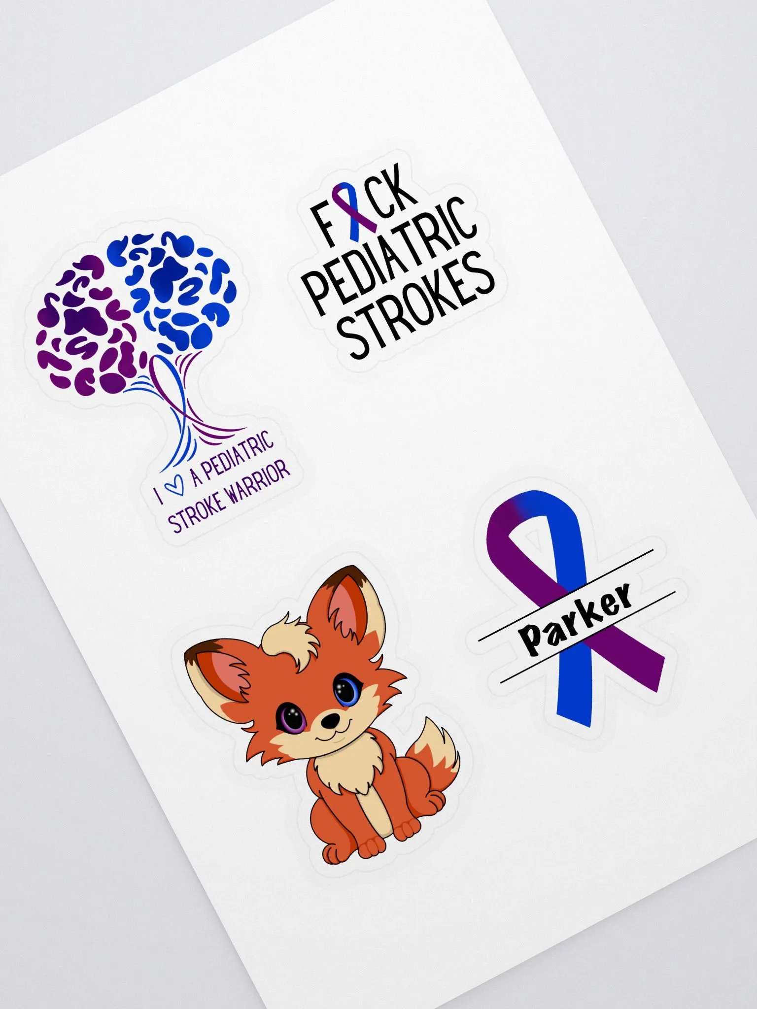 Pediatric Stroke Awareness Sticker Pack product image (1)