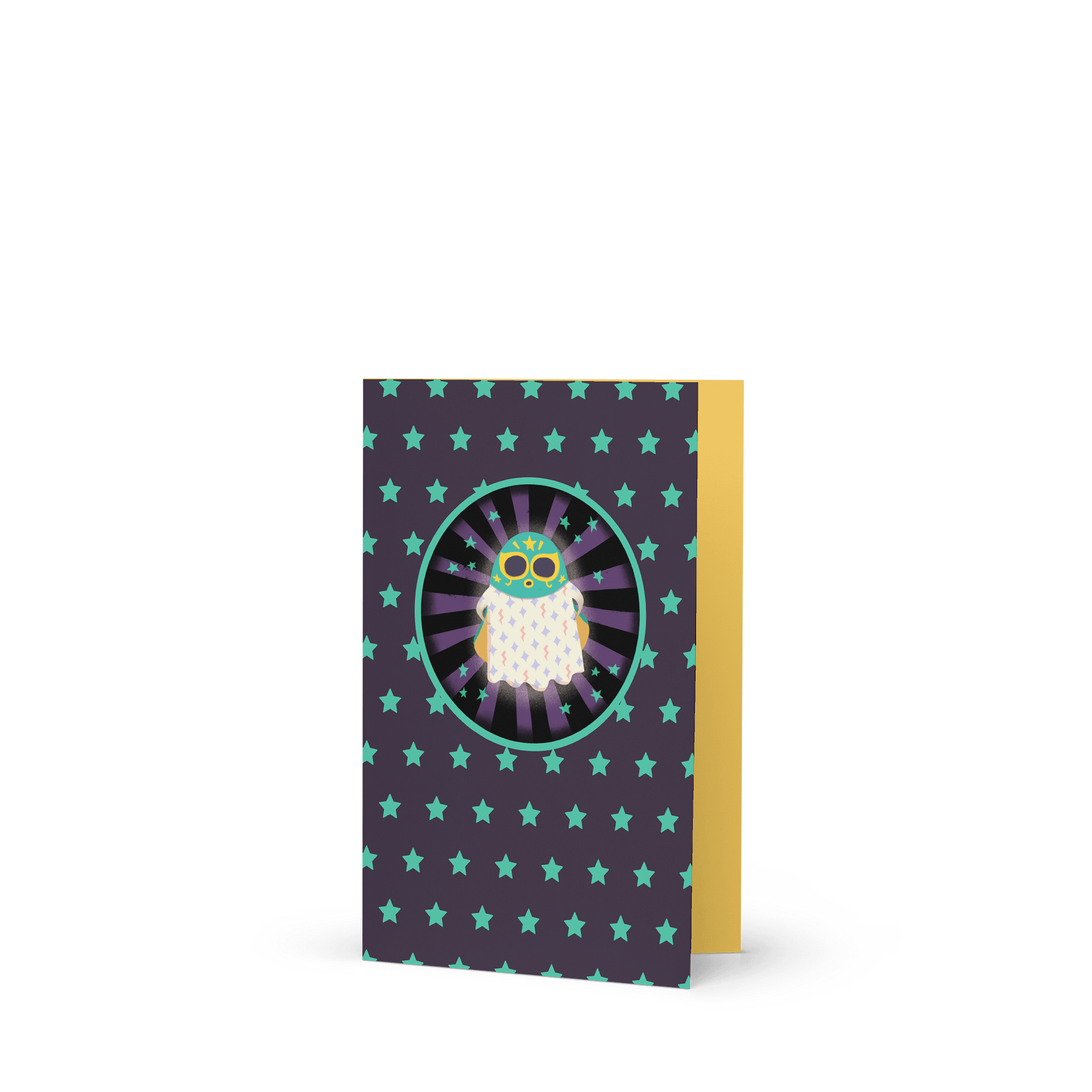 Little Ghost Luchador - Greeting Card product image (4)