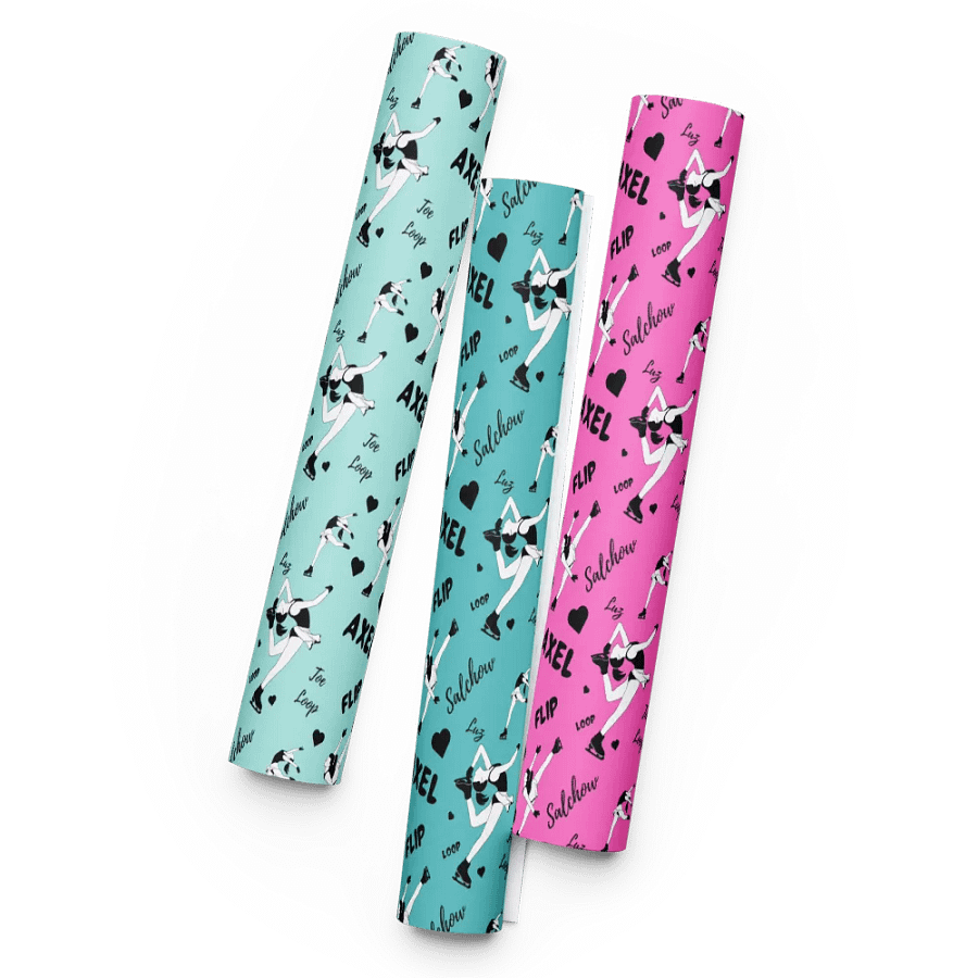 Ice Skaters Wrapping Paper Set product image (7)