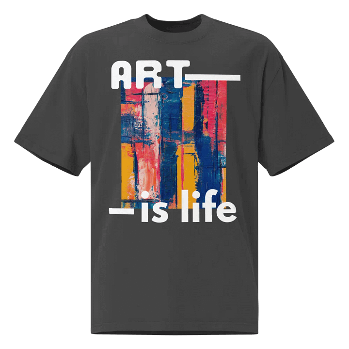 Art is life unisex t-shirt product image (2)