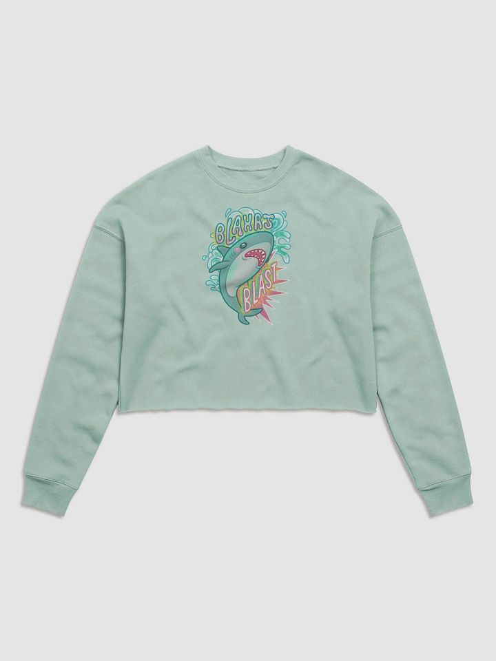 Blahaj Blast Cropped Sweater product image (9)