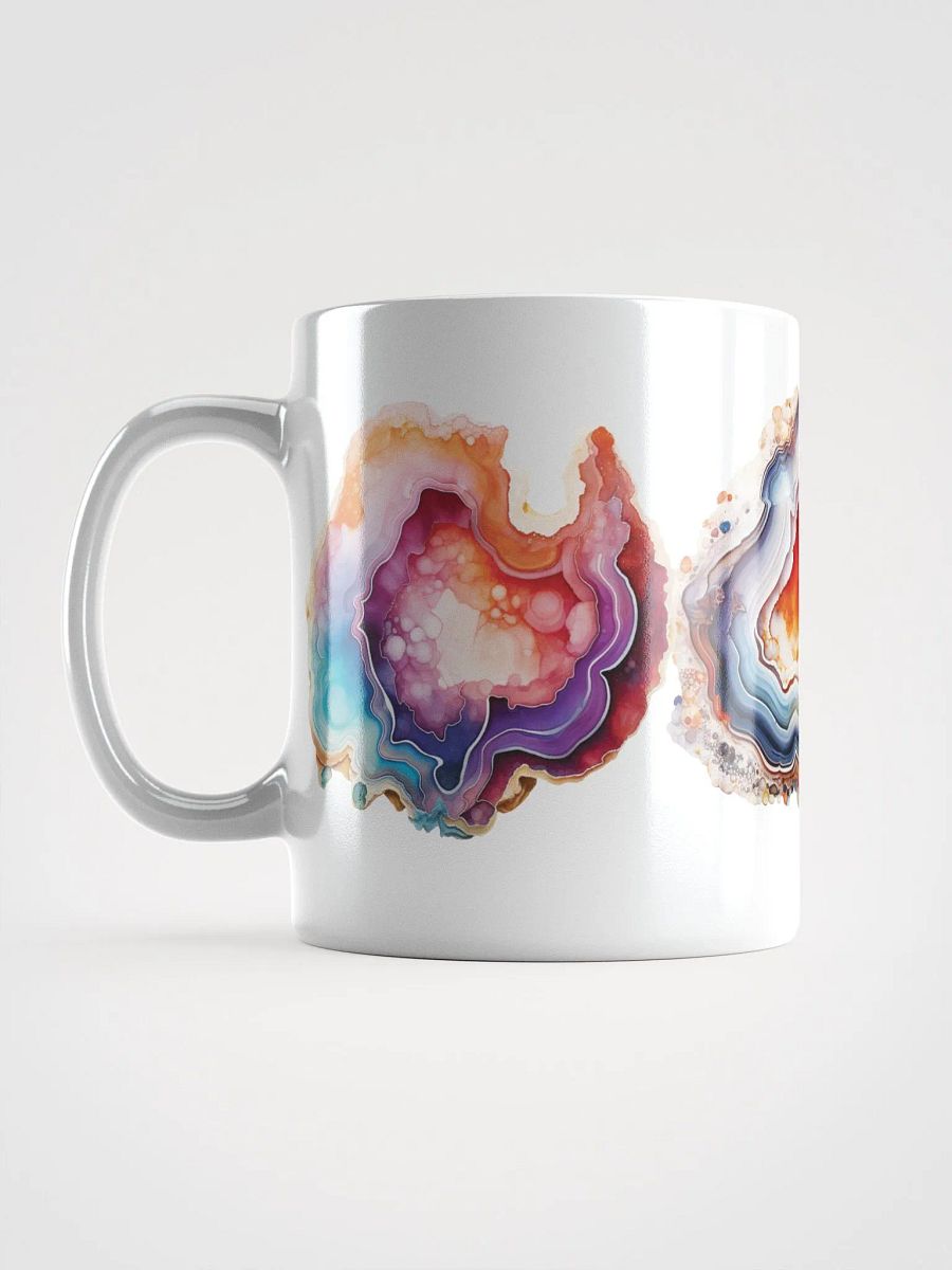 Agates Geode White Glossy Mug product image (6)