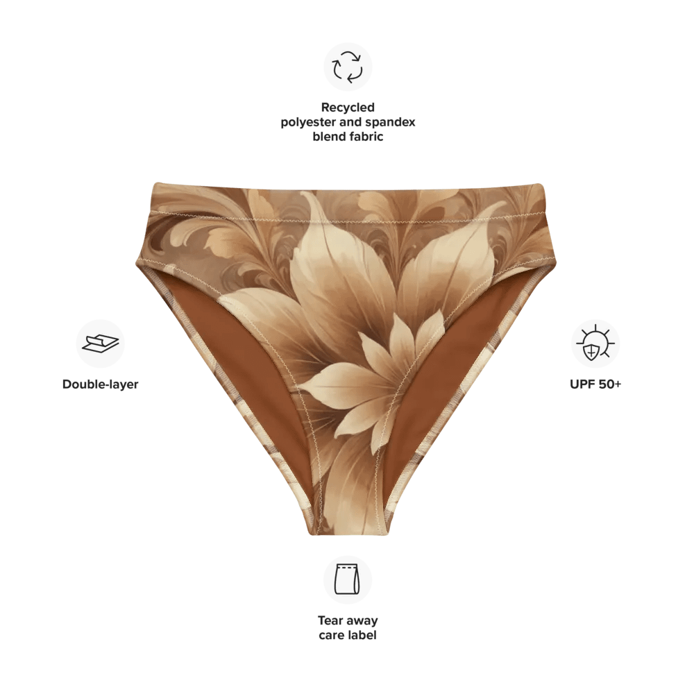 Nature Inspired Floral All-Over Print Bikini Bottoms product image (9)