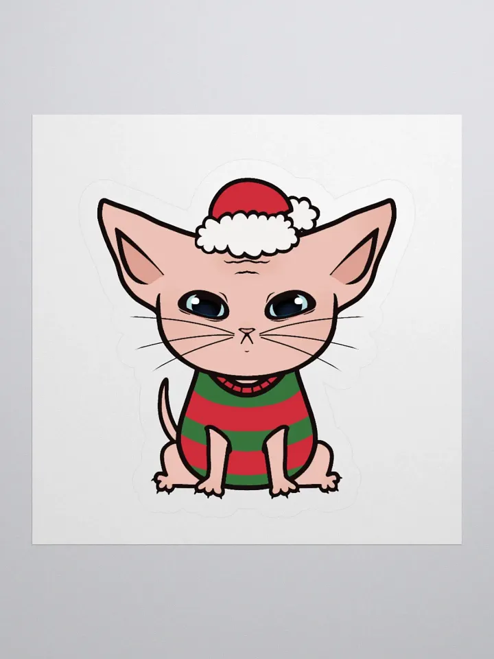 Christmas Kitty Sticker product image (1)