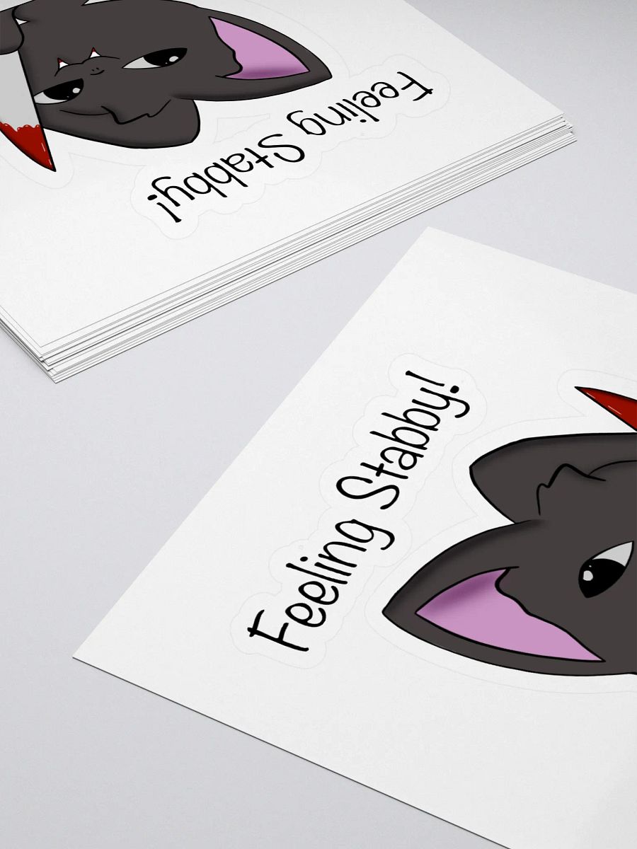 Feeling Stabby Sticker product image (4)