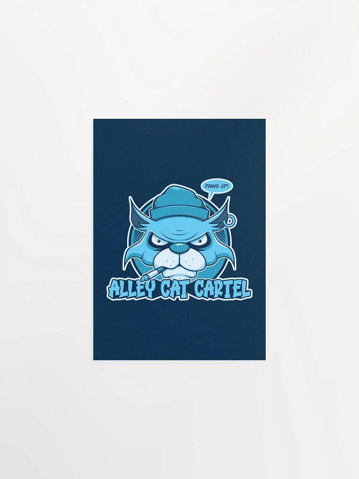 Alley Cat Cartel Poster – Funny Retro Cat Lover Wall Art product image (10)