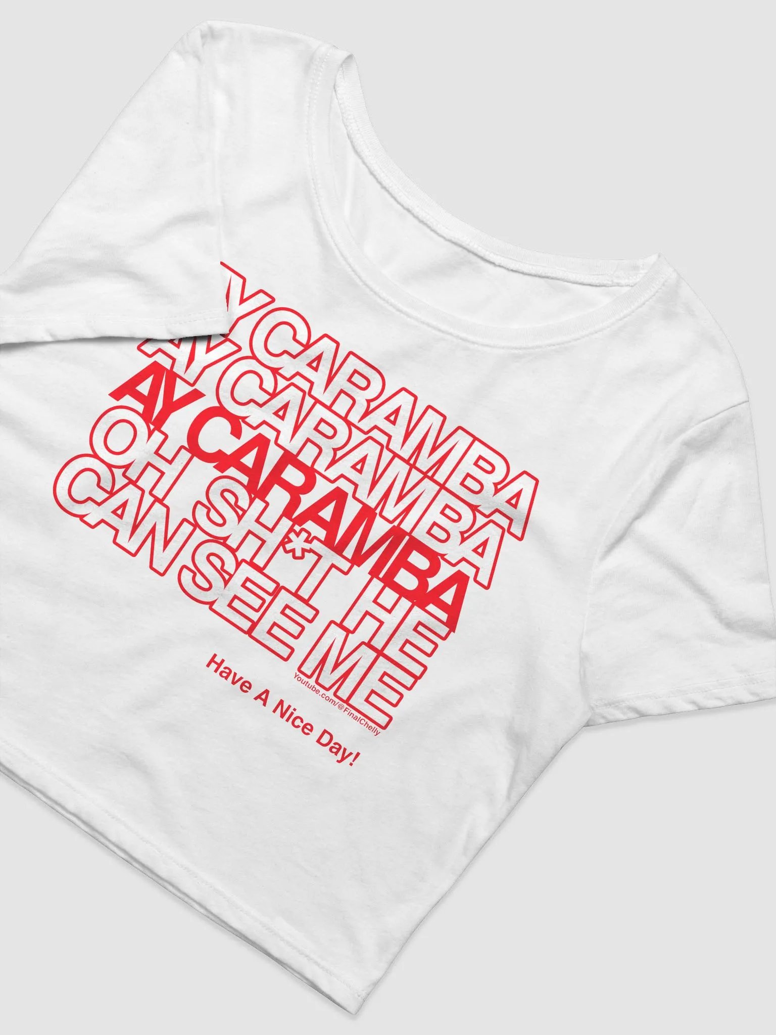 Ay Caramba Womens Printed Crop Top product image (2)