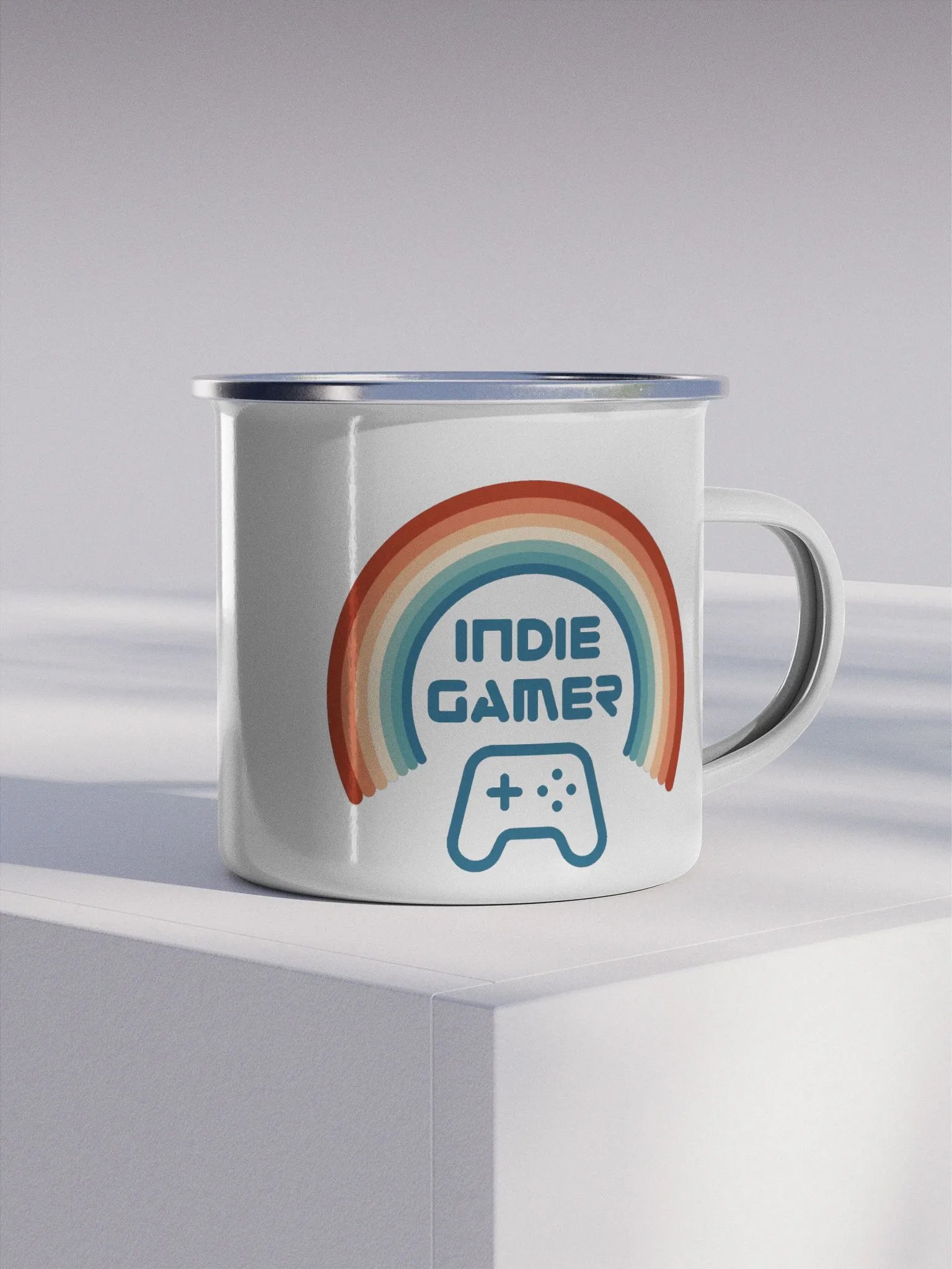 Indie Gamer Enamel Mug product image (4)