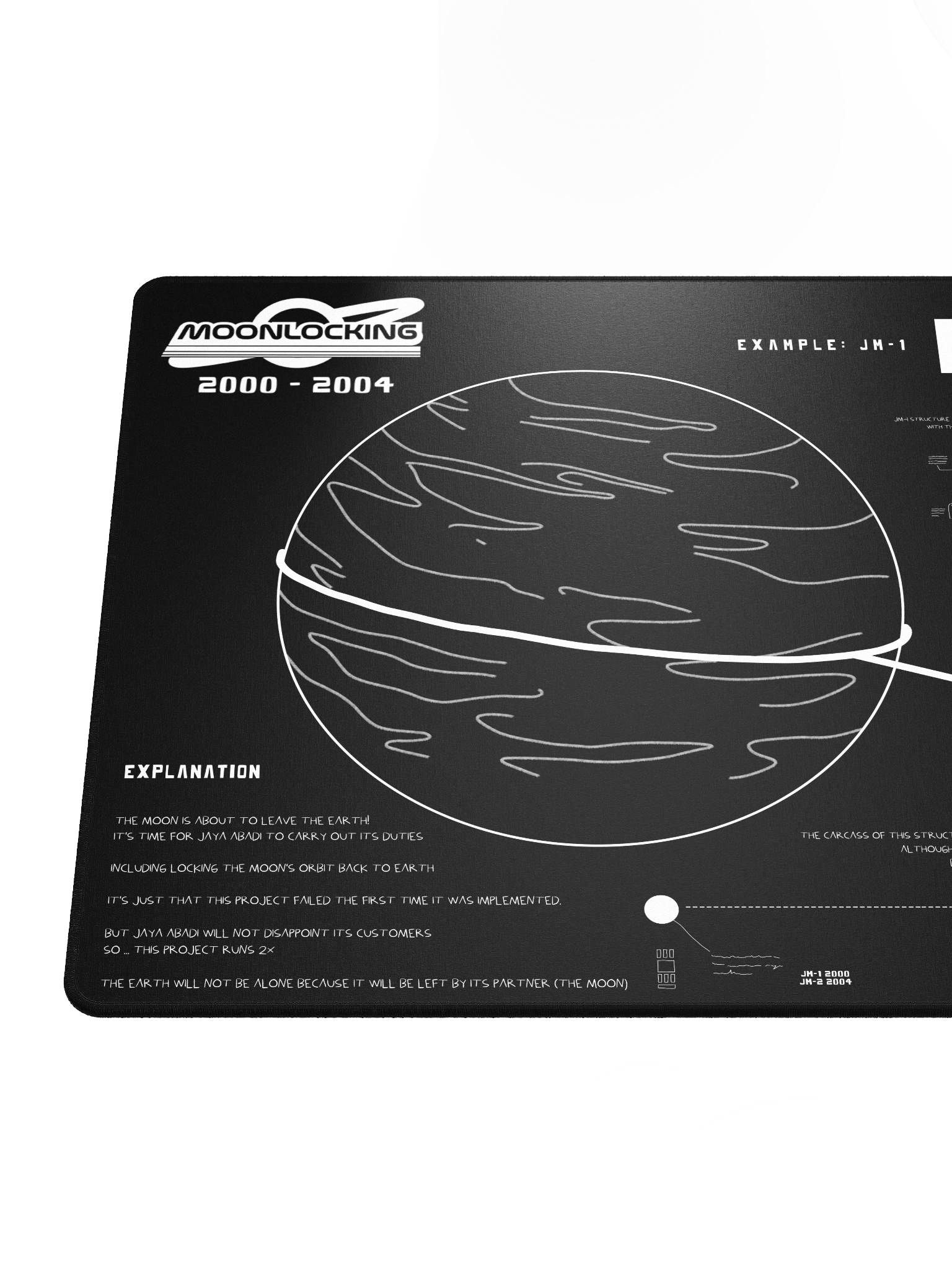 DESKMAT | MOONLOCKING (BLACK EDITION) product image (5)