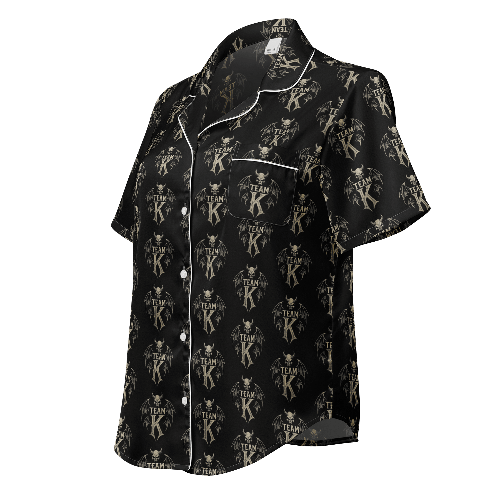 Team K V-3 Women's Short Sleeve Pajama Top product image (1)