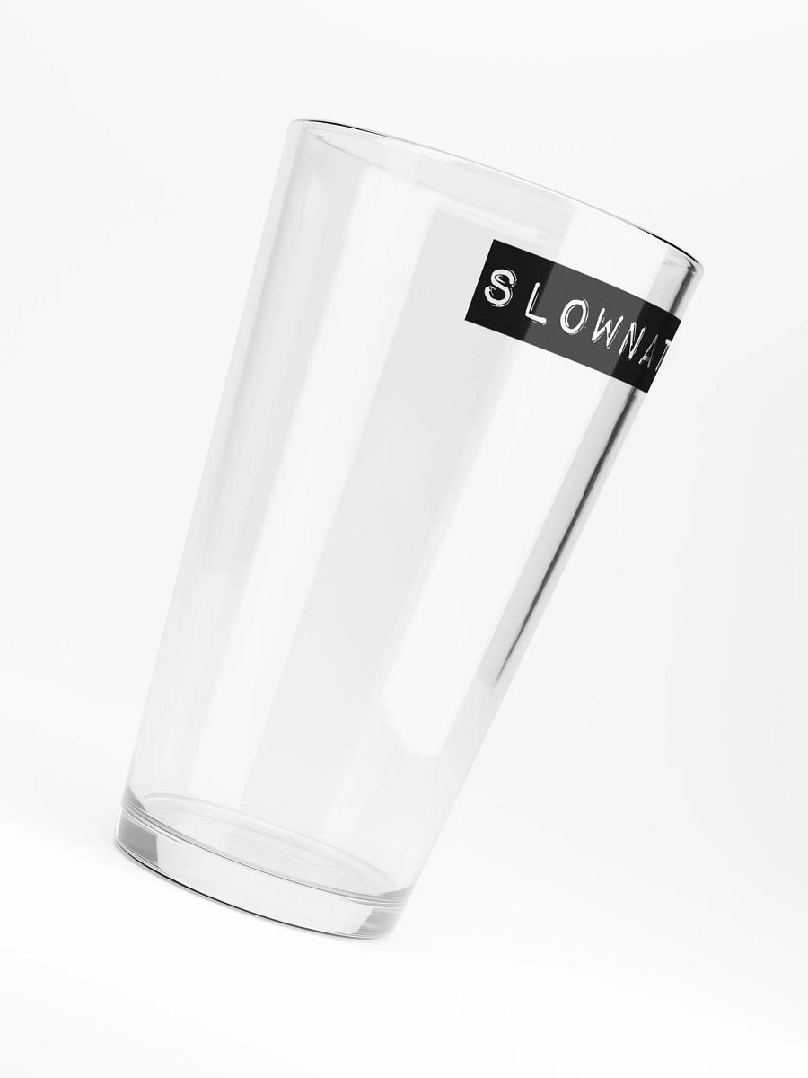 Slownation pint glass product image (7)