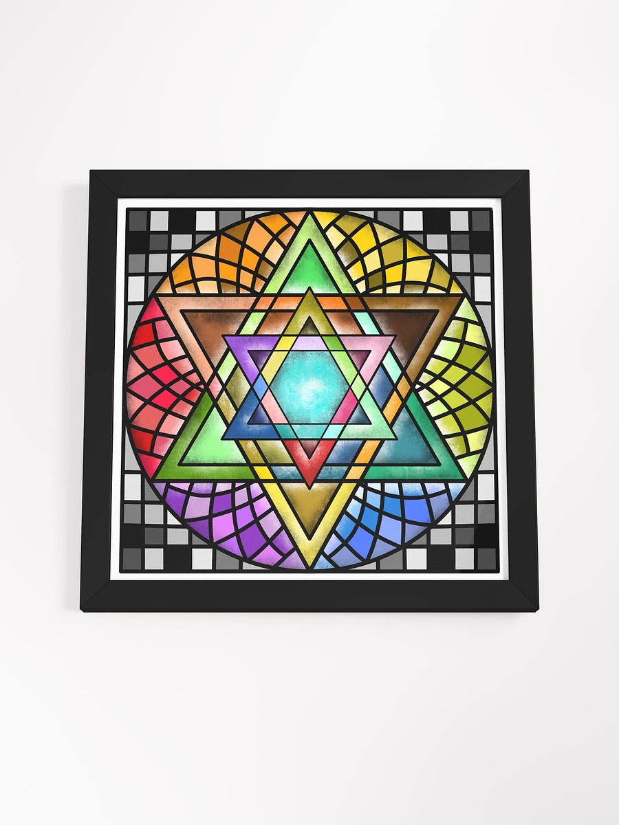 Star of David Stained Glass Art product image (5)