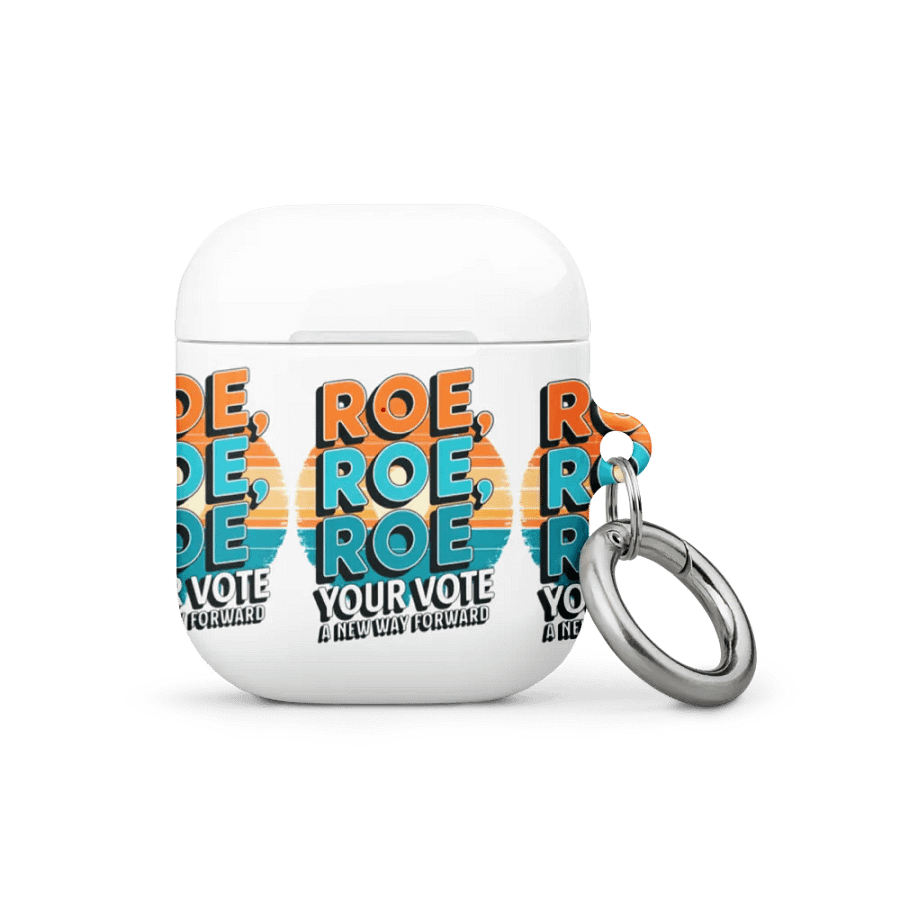 ROE FOR YOUR VOTE All-Over Print AirPods® Case product image (1)