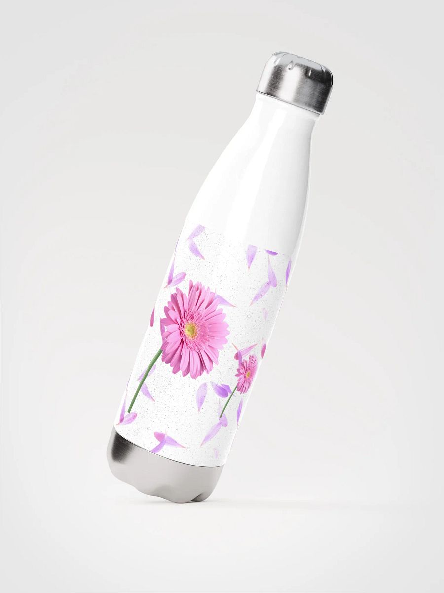 pink daisy & Steel Insulated Bottle gift for moms garden lovers friends colleagues product image (2)