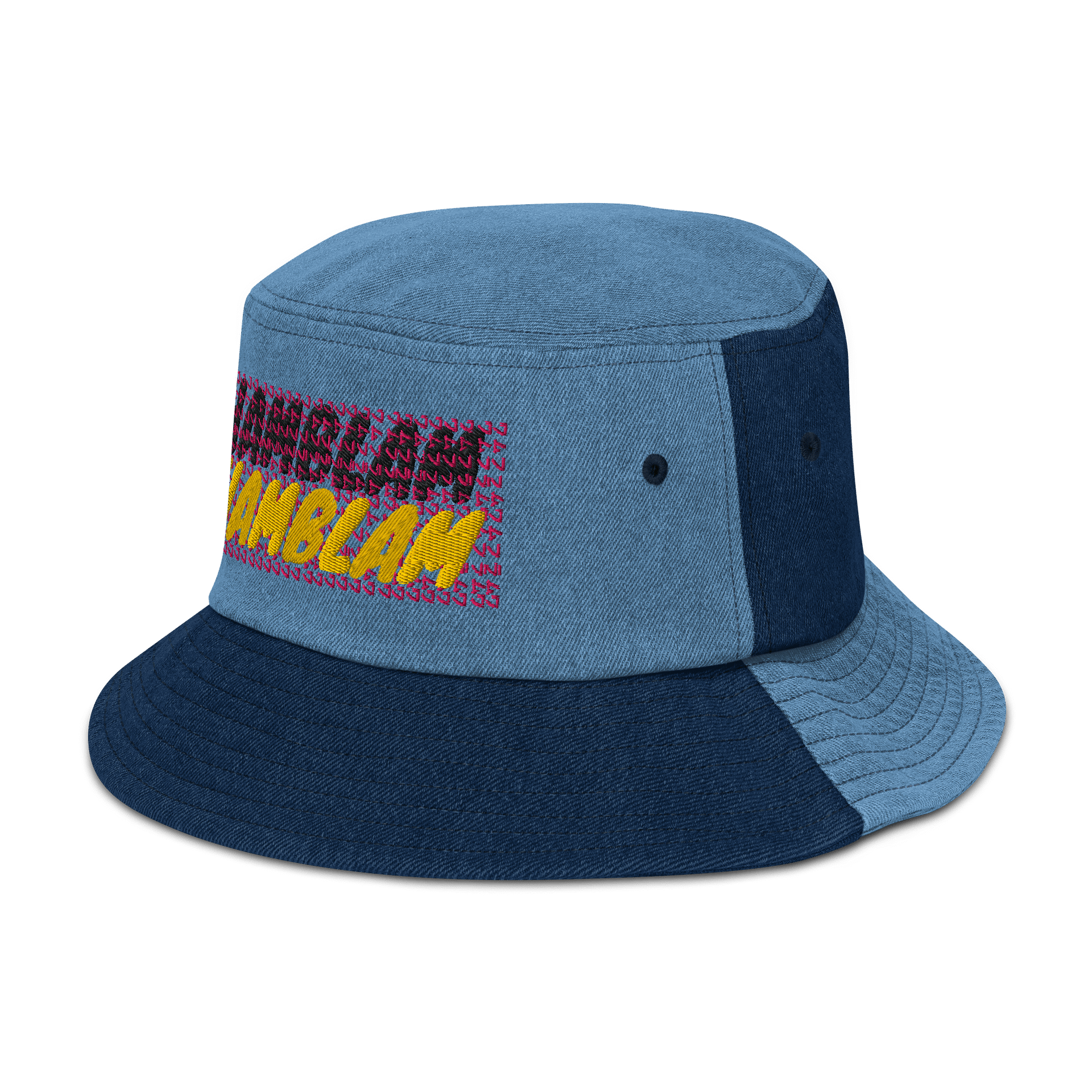 WhamBlam Chaos Denim Bucket Hat product image (4)
