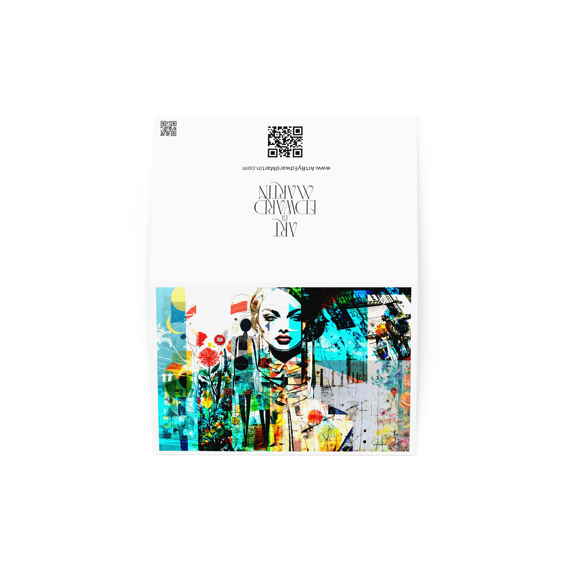 Abstract Diva by Edward Martin Card product image (4)