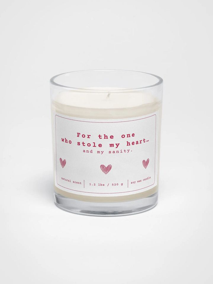 For The One Who Stole My Heart Candle product image (1)