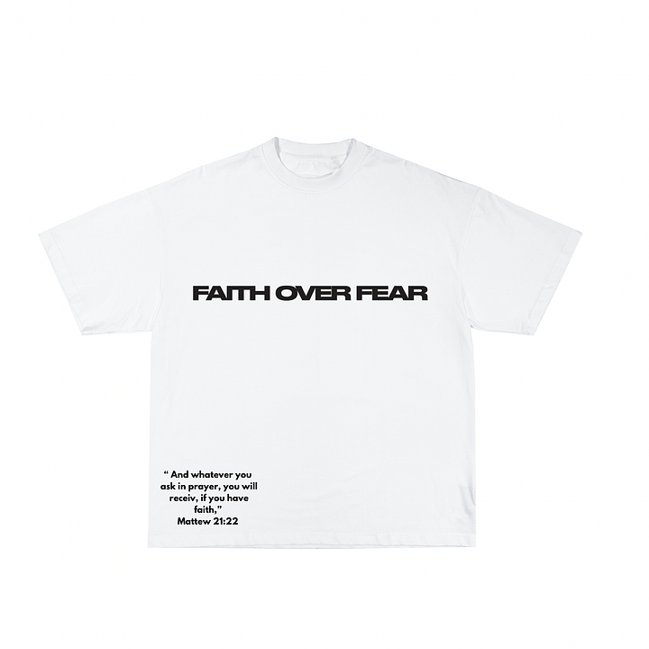 FAITH OVER FEARS TEES product image (1)