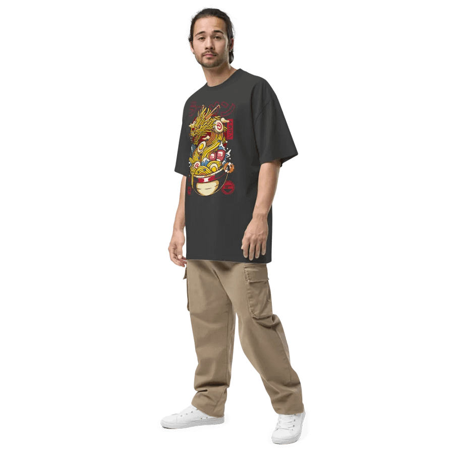 Great Ramen Dragon Japanese - Oversized Tee product image (6)