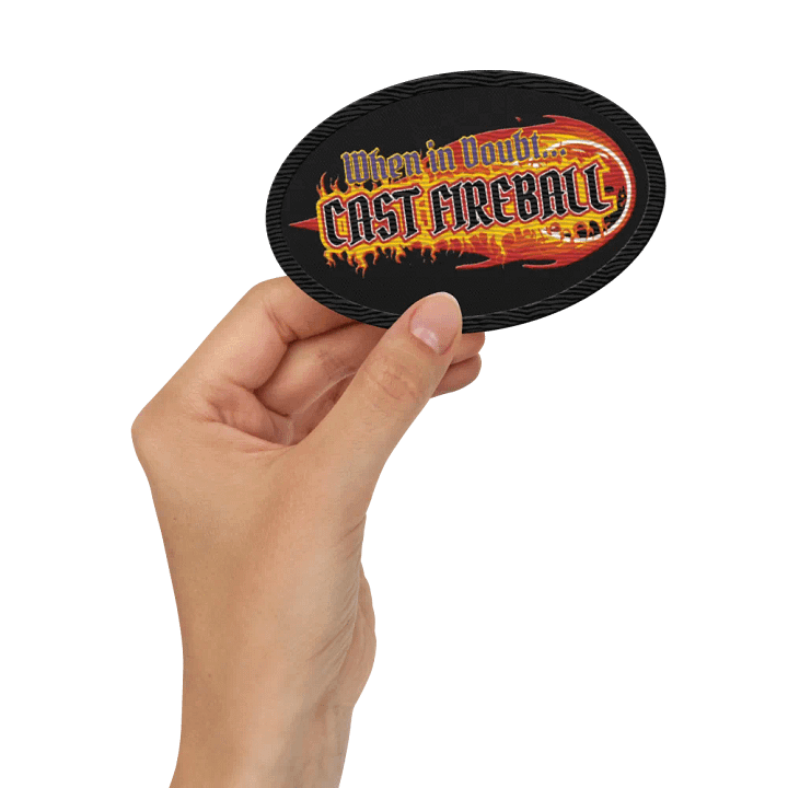 When in Doubt Cast Fireball Patch product image (2)